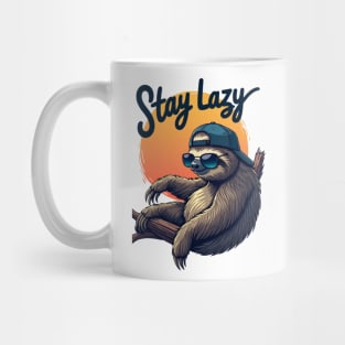 Slothful Serenity: Embracing the Lazy Life Mug